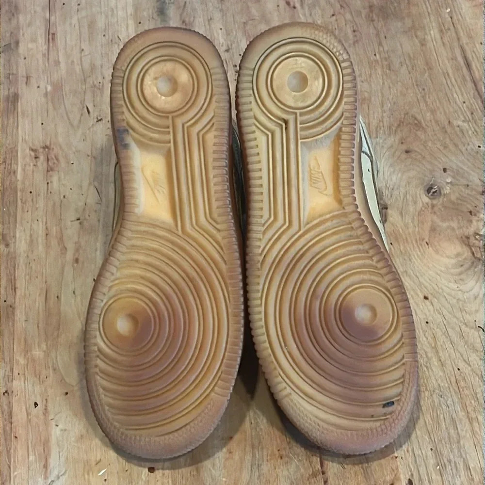 Nike Air Force 1 High Flax Youth Size 6Y GS  wheat Brown From 2015 (807617-200) - Picture 7 of 7